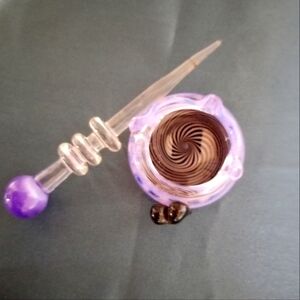 Glass dabber and bowl